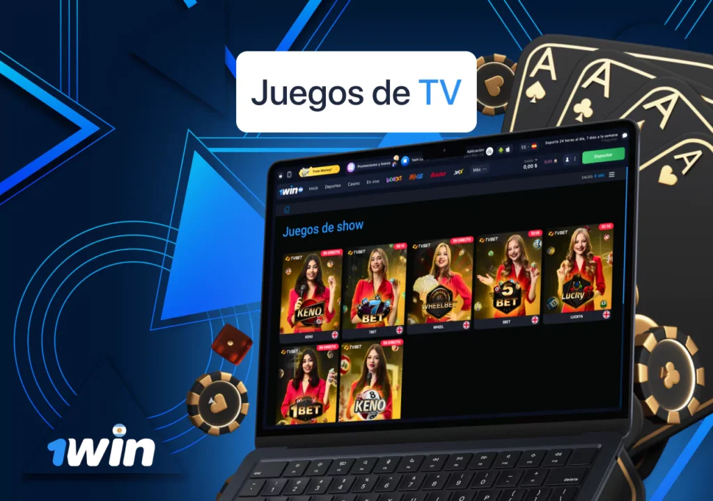 Juegos de TV disponibles en la plataforma de la casa de apuestas en Argentina