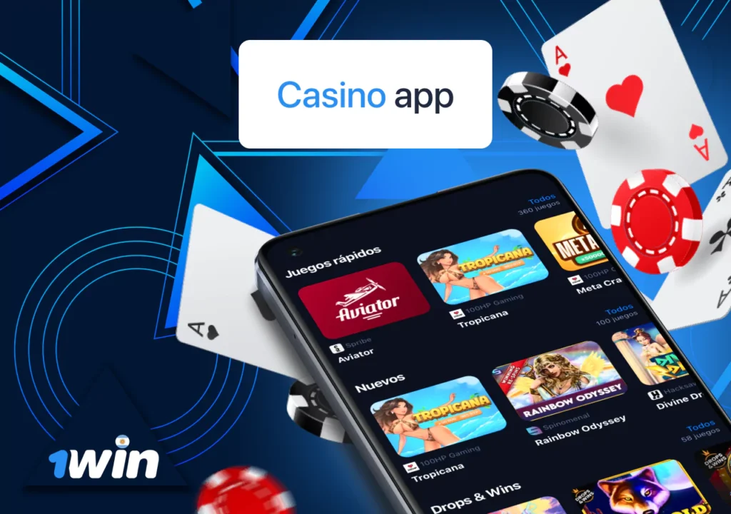 Variedad de juegos en el casino en línea 1Win