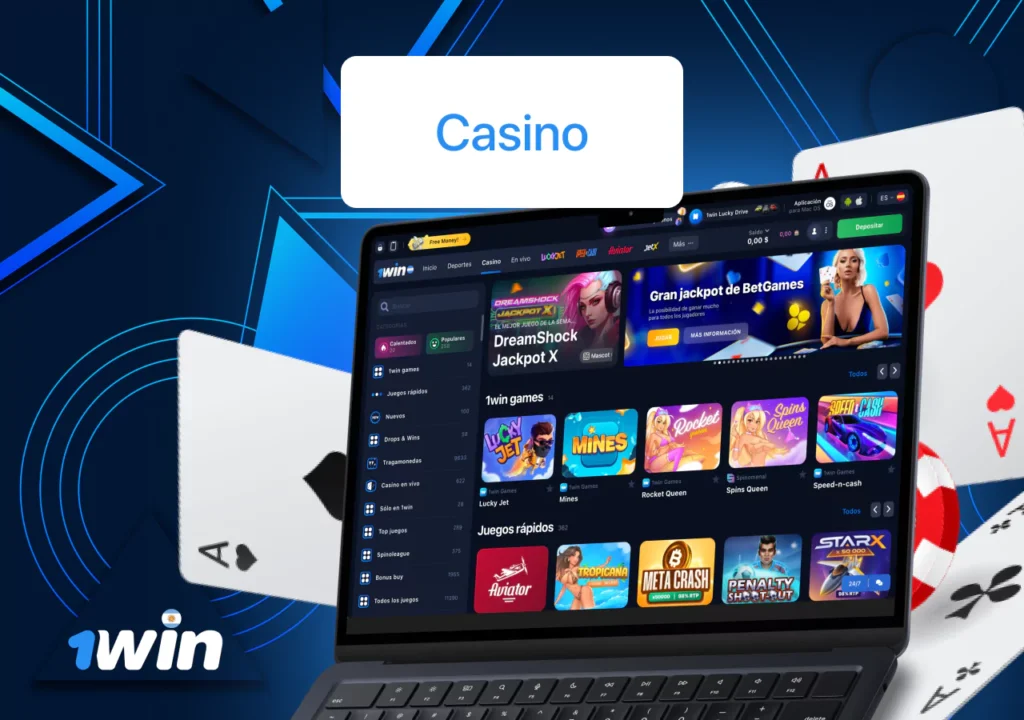 Variedad de juegos de casino en línea
